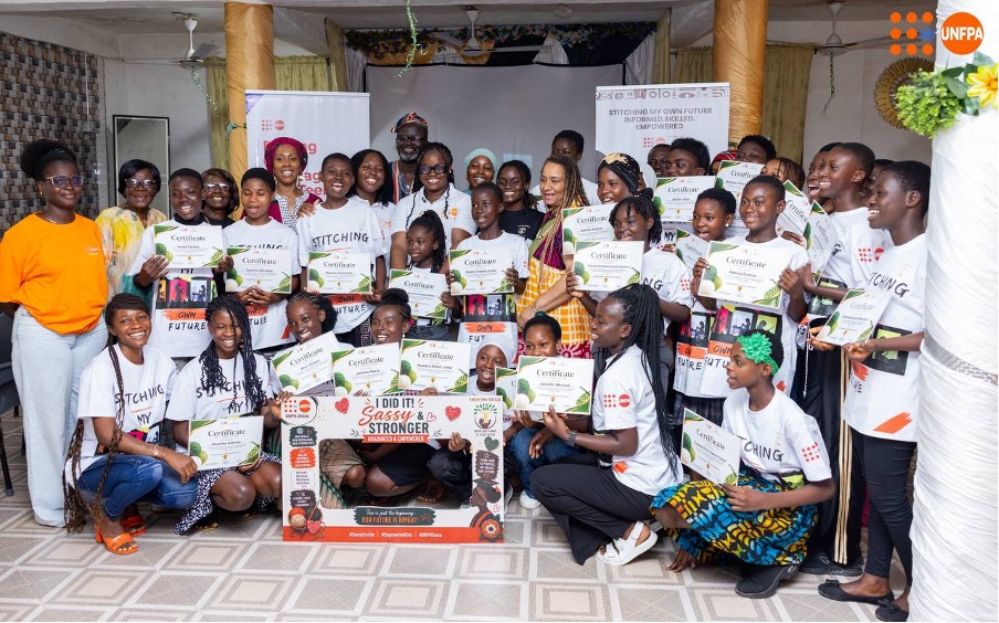 UNFPA supports Fapem Tima Textiles to empowers 30 girls with crocheting skills, sexual reproductive health education